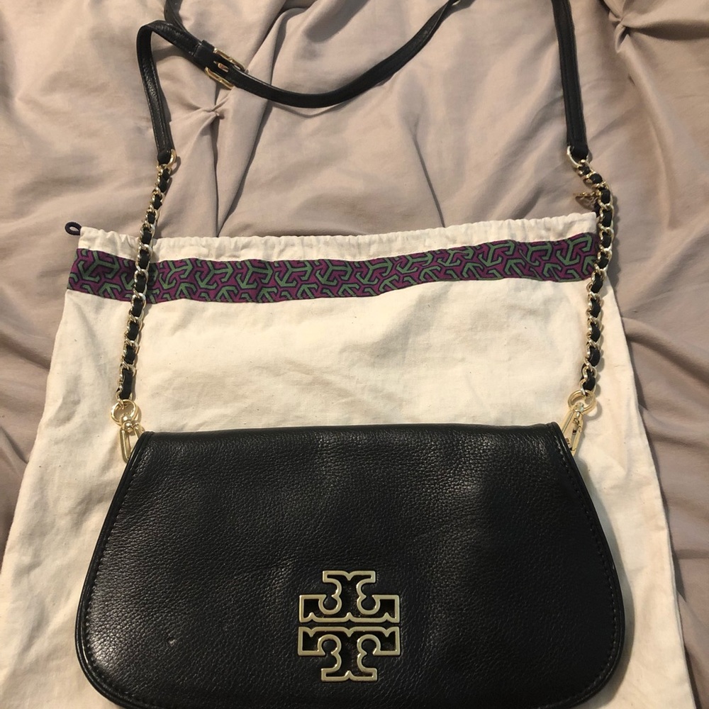 Tory Burch Britton crossbody or clutch leather bag